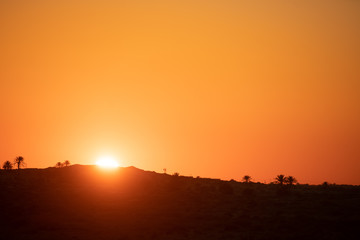 Naklejka premium sunset