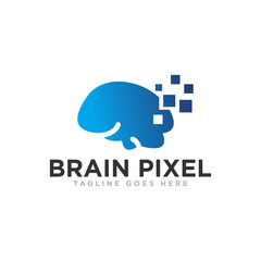 Brain Idea Logo Design Vector