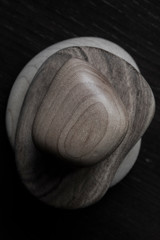 Wood with stone texture is made of wood