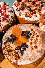 Easter festive tasty cakes paskha