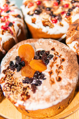 Easter festive tasty cakes paskha