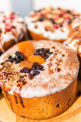 Easter festive tasty cakes paskha