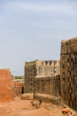 Village of Tiebele in rural Burkina Faso