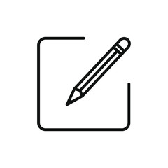 single icon of a editing file isolated on white background