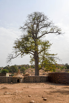Village of Tiebele in rural Burkina Faso