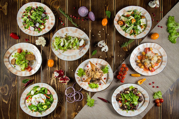 Table with food