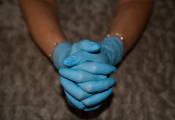 Covid 19 protective gloves