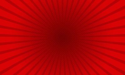 Comic style sub blast vector illustration, Super hero cartoon gradient texture, Sunbeam light flash boom poster