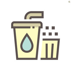 Popcorn and beverage  vector icon design, 48X48 pixel perfect and editable stroke.
