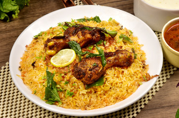 fried rice with chicken