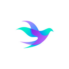 vector bird logo