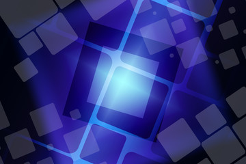 Obraz premium abstract, blue, design, light, line, wave, wallpaper, pattern, technology, fractal, texture, motion, graphic, backdrop, illustration, space, dynamic, curve, lines, digital, art, black, energy