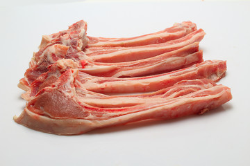 costilla de cordero, bodegón