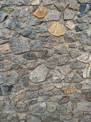 Background of large stones wall texture with different colors