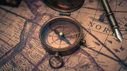 Pirate Nautical Compass