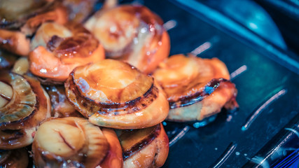 Tasty Grilled Sweet Clam Shellfish