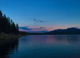 The beautiful view of Glacier National Park