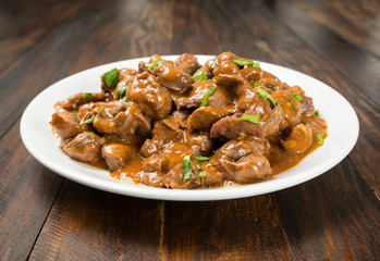 Mollejas de pollo