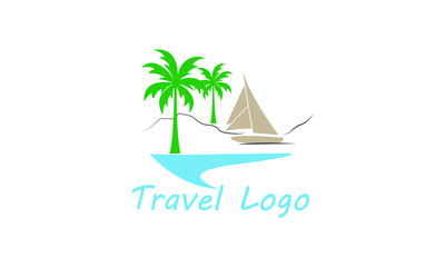 Fototapeta na wymiar Travel logo design