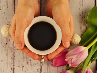 cup of coffee beans