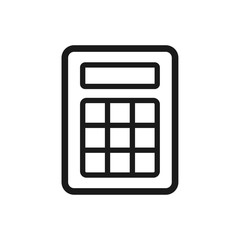 calculator icon, flat design best calculator icon