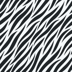 Fototapeta na wymiar Zebra pattern animal print black and white