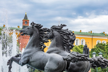 Fototapeta na wymiar Statuen in Moskau
