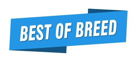 best of breed banner template. best of breed ribbon label sign
