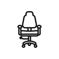 armchair icon, chair icon in trendy flat style