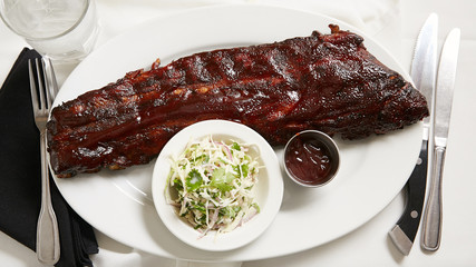 A mouth watering full slab of ribs © Donte