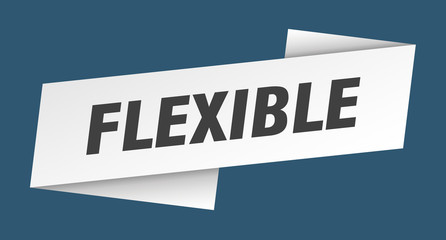 flexible banner template. flexible ribbon label sign