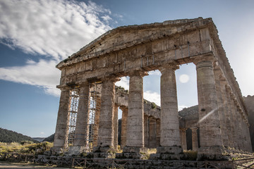 Obraz premium ancient Roman temples photographed in modern timesancient Roman temples photographed in modern times