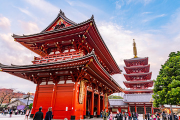 Fototapeta premium Asakusa, Sensoji, Tokyo
