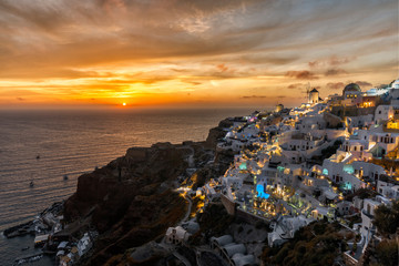 Obraz premium Oia village Santorini Island Greece