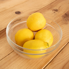 lemons in a bowl