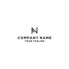 Fototapeta premium FN letter logo icon illustration vector design