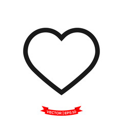 flat design best love vector illustration, love icon, heart vector icon, love symbol 