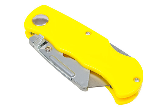 recommend clip art: trapezoid blade clerical knife isolated on white background