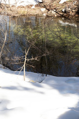 river in winter
