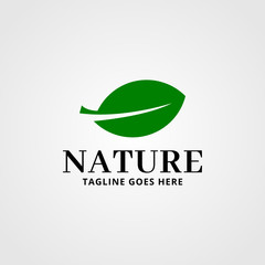 creative nature logo vector template