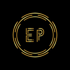 Initial EP Letter Logo With Creative Modern Business Typography Vector Template. Digital Abstract Letter EP Logo Design