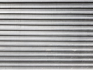 Obraz premium Corrugated sheet horizontal metal texture background.