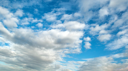 Sky with clouds in the north of Spain