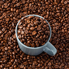 cup of coffee beans