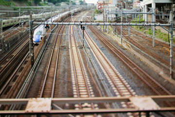 Fototapeta premium 日暮里駅「下御隠殿橋」
