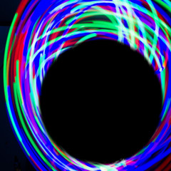 abstract glowing colored background, holiday and congratulations concept, bright garlands