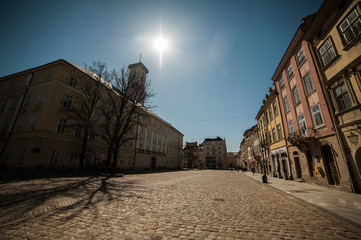 Beautiful european city Lviv, Ukraine