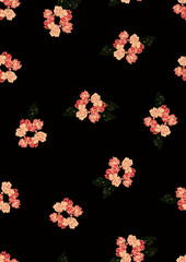 Seamless pattern design- flowers and plants
nahtloses Muster design- Blumen und Pflanzen
Every size possible
for clothes, fabrics, interior design,...
