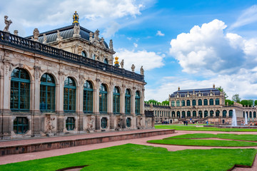 Fototapeta premium Architektura Dresdner Zwinger w Dreźnie, Niemcy