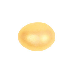 colorful egg on white